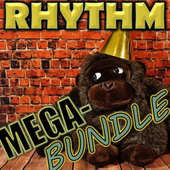 Preview of Rhythm Mega-Bundle - Elementary Music - 8 rhythm resources - Elementary Music