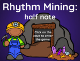 Rhythm Mining Interactive Game - half note (full version)