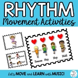 Rhythm Movement Activities: Four Beat Rhythm Patterns, Fla