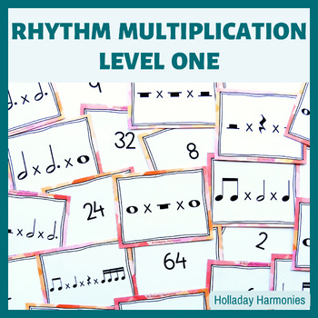 Preview of Rhythm Multiplication Math Equations - Level One