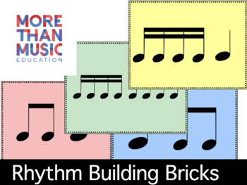Preview of Rhythm Orff Building Bricks--Quarter, Eighth, Sixteenth Notes