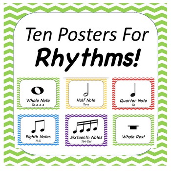 Preview of Rhythm Posters