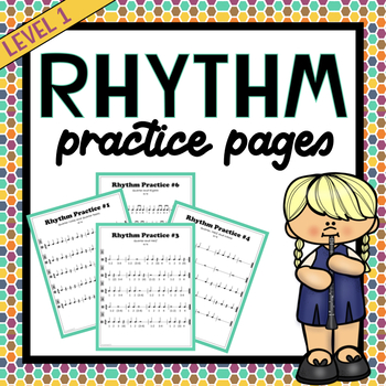 Rhythm Practice Worksheets #1 by Lauren Podkul | TpT