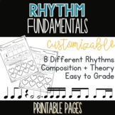 Rhythm Printables || Composition + Theory