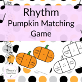 Rhythm Pumpkins Matching Game for Fall Music Centers