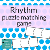 Rhythm Puzzle Pieces Matching Game for Music Centers