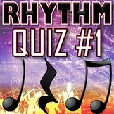 Rhythm Quiz 1 - Quarter Note/Rest Paired Eighth Notes - El