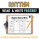 Rhythm Read & Write | FREEBIE