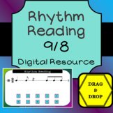 Rhythm Reading - 9/8 Time Signature - Drag & Drop