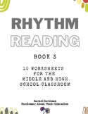 Rhythm Reading Book 3 Teacher Guide - for middle and high 