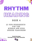 Rhythm Reading Book 4 Teacher Guide -  for middle and high