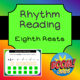 Rhythm Reading Boom Cards - Eighth Rests
