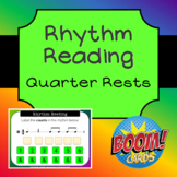 Rhythm Reading Boom Cards - Quarter Rest