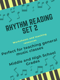 Rhythm Reading Bundle 2 for Middle and High School Music classes