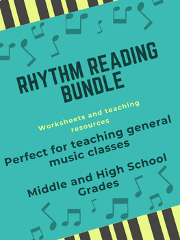 Preview of Rhythm Reading Bundle 1 for Middle and High School Music classes