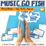 Rhythm Reading Card Game Center - Rhythm Go Fish Ta, Ti-ti, Ta-a