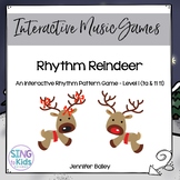 Rhythm Reindeer 1 : An Interactive Rhythm Pattern Game {Kodaly Edition}