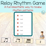 Rhythm Relay Rhythm Music Class Review Game