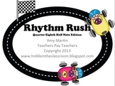 Rhythm Rush Relay Rhythm Identification Game: Half, Quarte