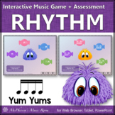 Rhythm Interactive Music Game + Assessment Sixteenth Notes