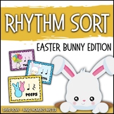 Rhythm Centers and Composition Rhythm Sort - Easter Bunny Edition
