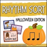 Rhythm Centers and Composition Rhythm Sort - Halloween Edition