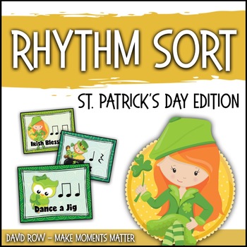 Preview of Rhythm Centers and Composition Rhythm Sort - St. Patrick's Day Edition
