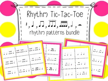 Rhythm Tic-Tac-Toe Game – Music Escapades Shoppe