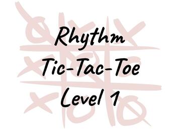 Preview of Rhythm Tic-Tac-Toe - Level 1 (Video Version)