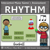 Music Game: 1 Eighth/2 Sixteenths Interactive Rhythm Game 