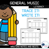 Trace It! Write It! Notes and Rests