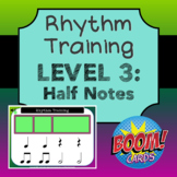 Rhythm Training Boom Cards - Half Notes