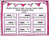 Rhythm Whack-A-Note: Sixteenth Note