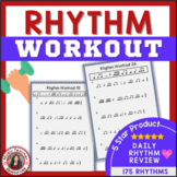 Music Rhythm Worksheets for Rhythm Reading Practice and No
