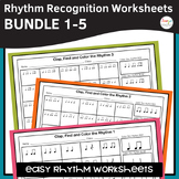 Rhythm Worksheets Bundle - Sets 1-5