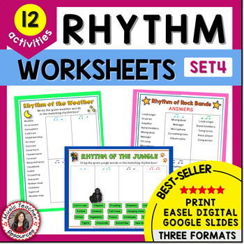 Preview of Elementary Music Lessons - Music Theory Worksheets - Rhythm Activities