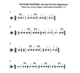 Rhythm Worksheets (Write in the counting!)