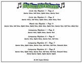 Rhythm Worksheets