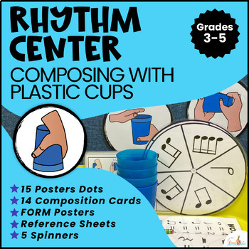 Preview of Rhythm and Composition Music Center - Theory Music Games for Elementary Students