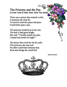Preview of Rhythm and Rhyme Princess and the Pea: Poem