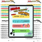 Rhythm assessment - Level 1 Circle the correct answer - Ge