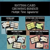 Rhythm cards in multiple time signatures -- GROWING BUNDLE!