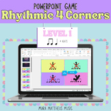 Rhythmic 4 Corners - Interactive PowerPoint Game for the M