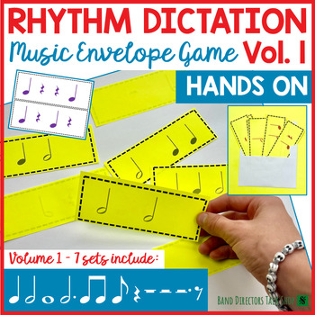 Preview of Rhythmic Dictation Game VOLUME 1 (Rhythm Envelope Game -- 7 complete sets!)