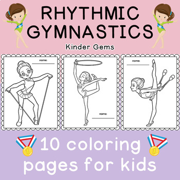 gymnastics coloring pages for girls