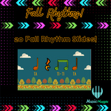 Rhythms: Fall Music Rhythm Slides (Ta, Ti-Ti, Rest)