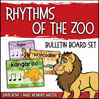 Preview of Rhythms of the Zoo! - Rhythm Bulletin Board