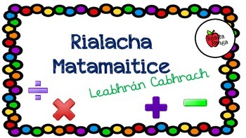 Preview of Rialach Matamaitice - Leabhrán an Pháiste // Maths Rules - Personal Booklet