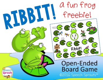 Preview of Frog and Pond Speech Therapy Game with Final G Articulation Cards