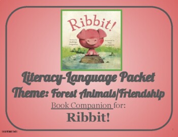Preview of Ribbit! : Language-Literacy Book Companion Packet